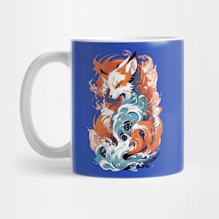 Dancing Waves and Kitsune's Grace Mug